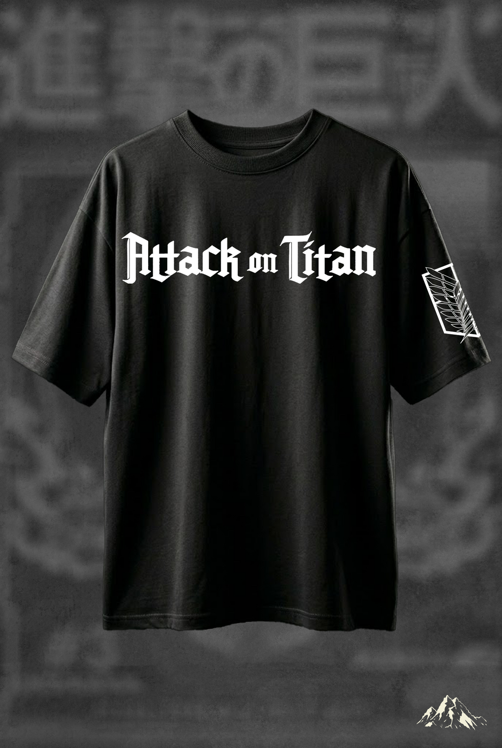 ATTACK ON TITAN COLOSSAL TITAN Biowash Drop-shoulder Oversized T-shirt 240GSM