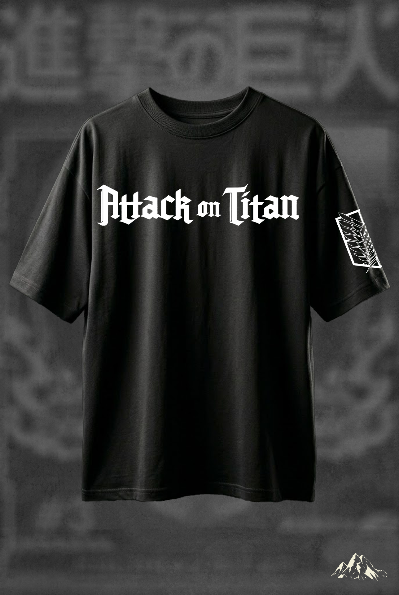 ATTACK ON TITAN COLOSSAL TITAN Biowash Drop-shoulder Oversized T-shirt 240GSM