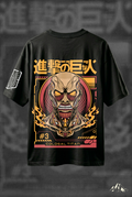 ATTACK ON TITAN COLOSSAL TITAN Biowash Drop-shoulder Oversized T-shirt 240GSM