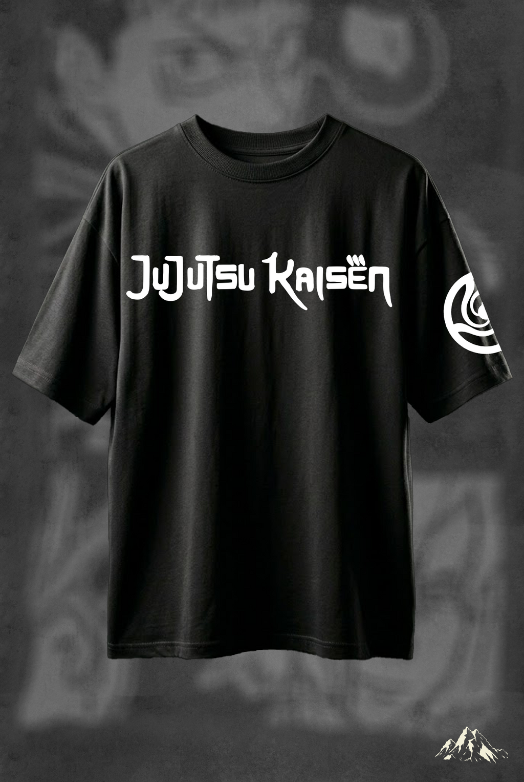 JUJUTSU KAISEN TRIO Biowash Drop-shoulder Oversized T-shirt 240GSM