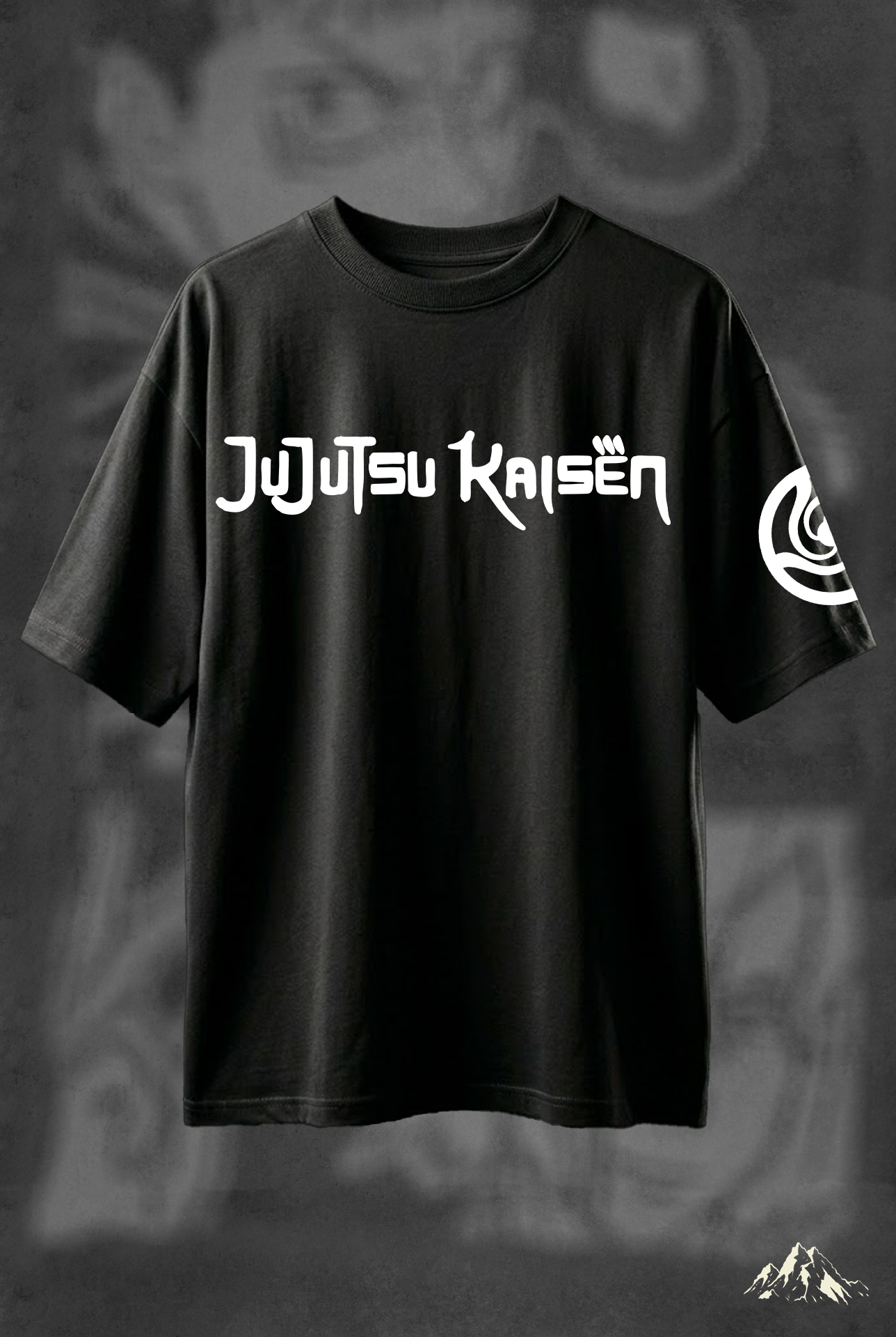 JUJUTSU KAISEN TRIO Biowash Drop-shoulder Oversized T-shirt 240GSM