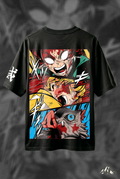 DEMON SLAYER TRIO Biowash Drop-shoulder Oversized T-shirt 240GSM