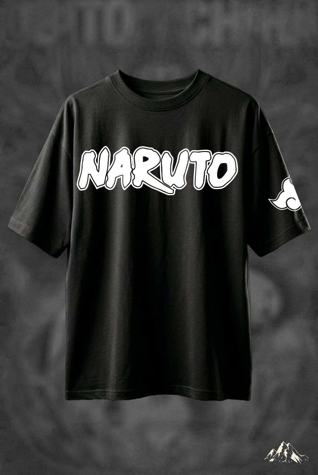 NARUTO OBITO UCHIHA Biowash Drop-shoulder Oversized T-shirt 240GSM