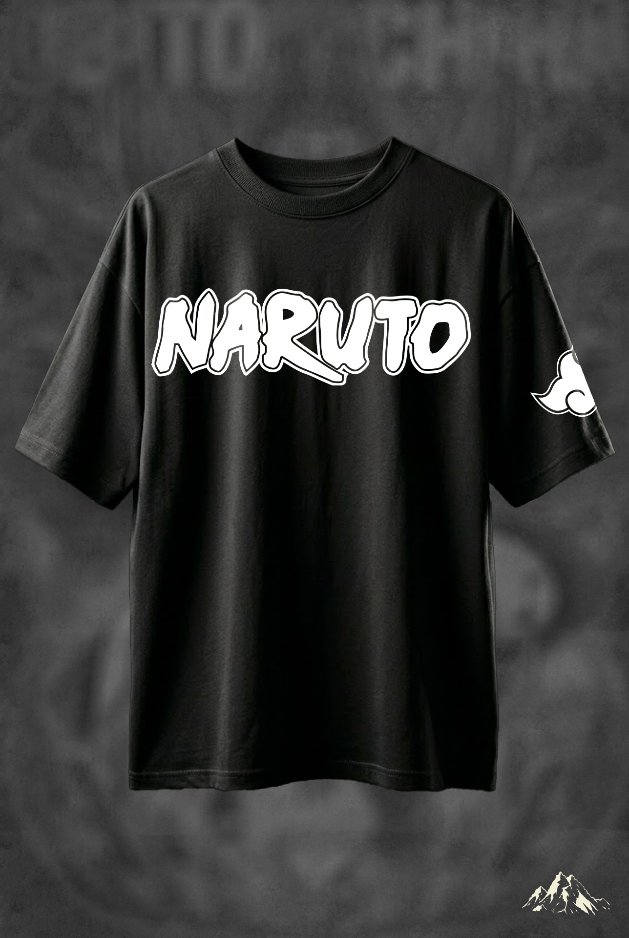 NARUTO OBITO UCHIHA Biowash Drop-shoulder Oversized T-shirt 240GSM