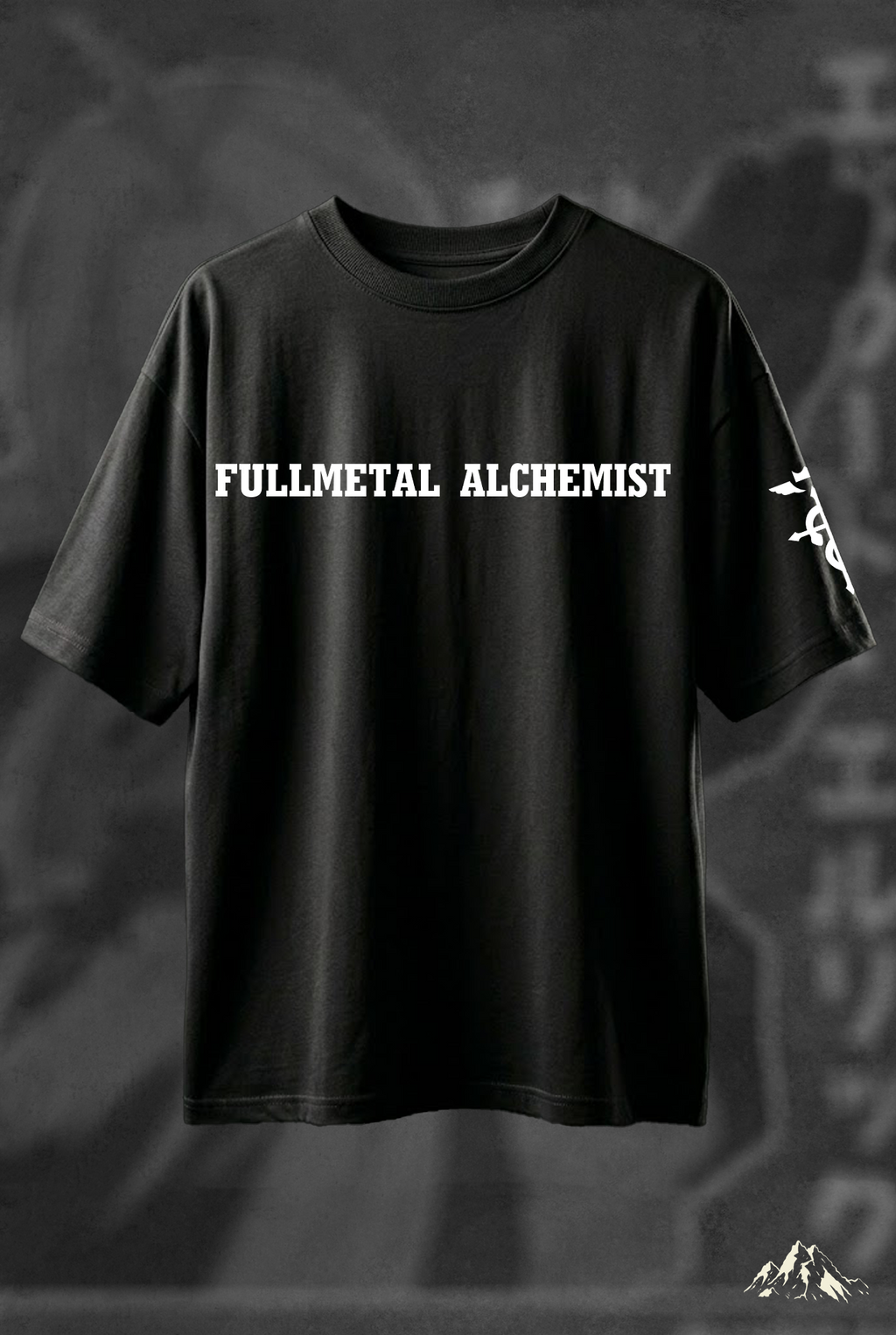 FULLMETAL ALCHEMIST ALPHONSE Biowash Drop-shoulder Oversized T-shirt 240GSM