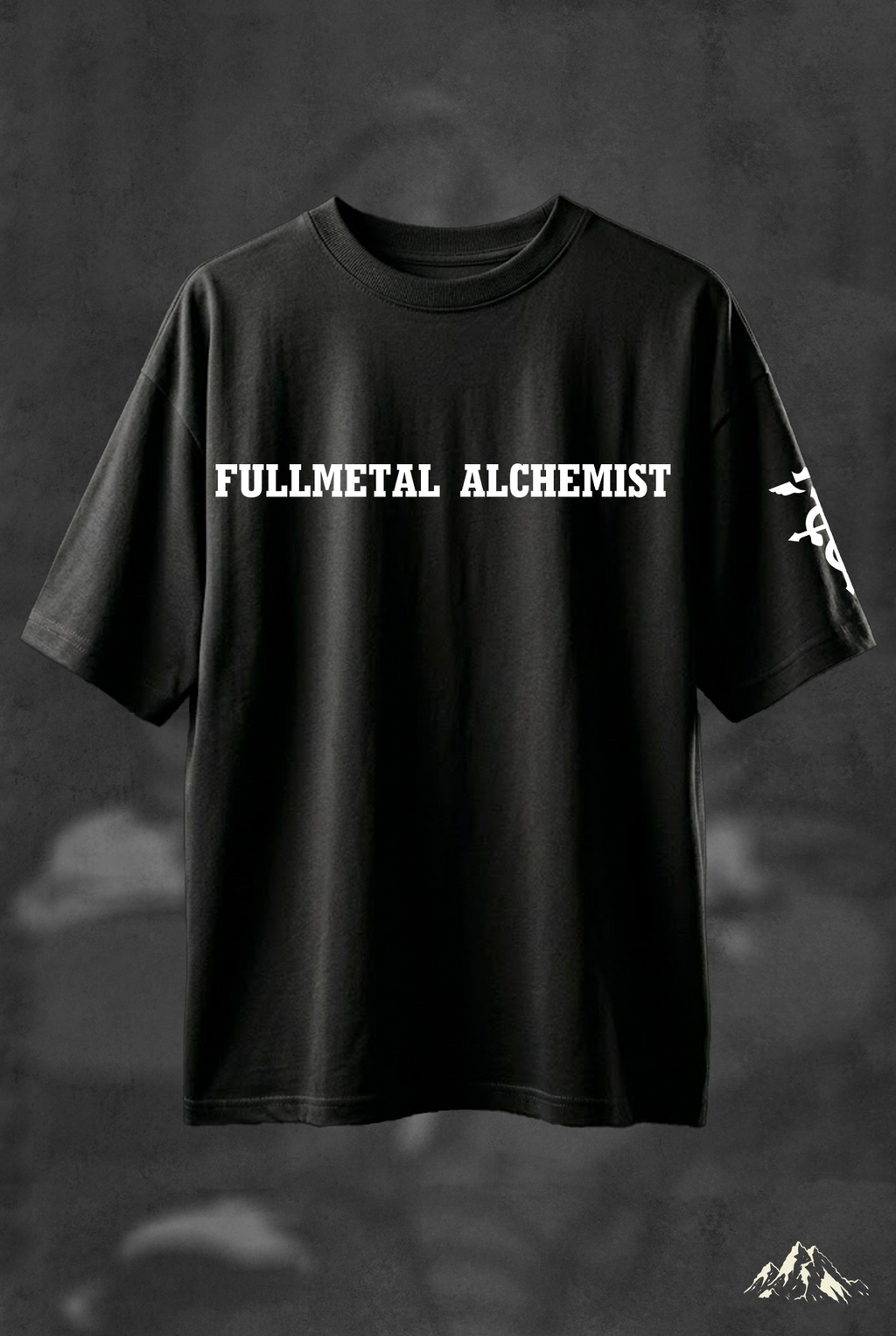 FULLMETAL ALCHEMIST ALPHONSE Biowash Drop-shoulder Oversized T-shirt 240GSM